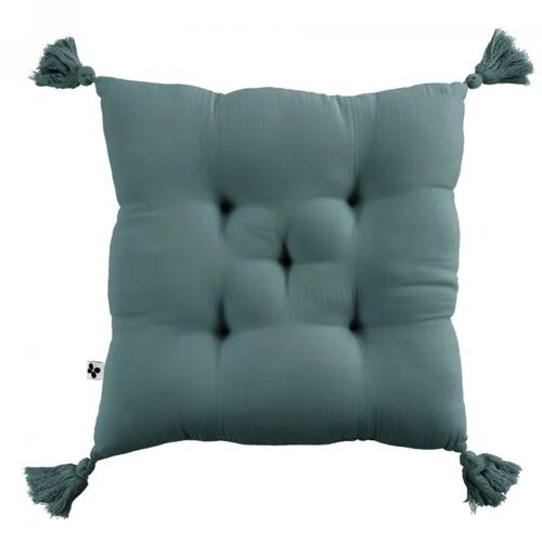 Coussin De Chaise Assise Matelassée Gaze De Coton Gaia