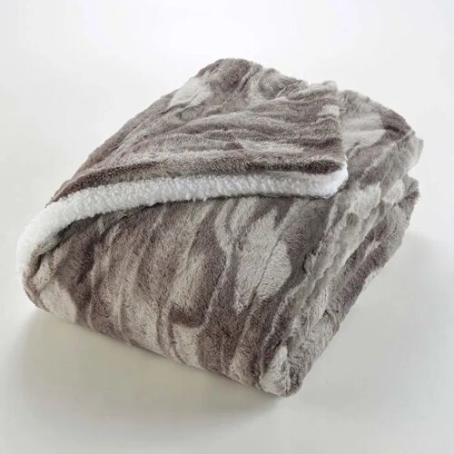 Plaid Sherpa 180 X 220 Cm Douceur Caribou