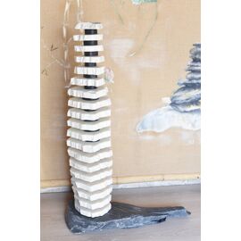 Sculpture En Onyx Et Ardoise D'Indonésie - Statue - Décoration Maison