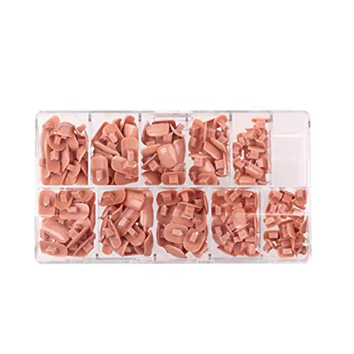200pcs/10 (Color : Brown)