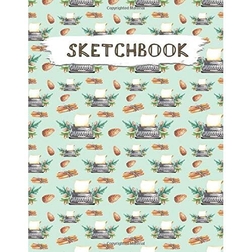 Sketchbook: Christmas Pattern Practice Drawing, Paint, Write, Doodle, Large Blank Pages 8.5 X 11 For Notes, Sketching, Creative Diary, Manga And Journal (Volume 84)