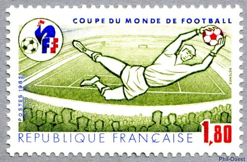 Sport : Coupe Du Monde De Football Année 1982 N° 2209 Yvert Et Tellier Luxe