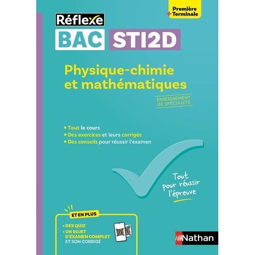 Physique-Chimie Et Mathématiques 1re Et Tle Sti2d - Enseignement De Spécialité