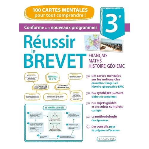 Réussir Le Brevet 3e - Français-Maths-Histoire-Géo-Emc