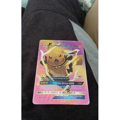 Carte Pokémon Pikachu Gx 77000 Hp