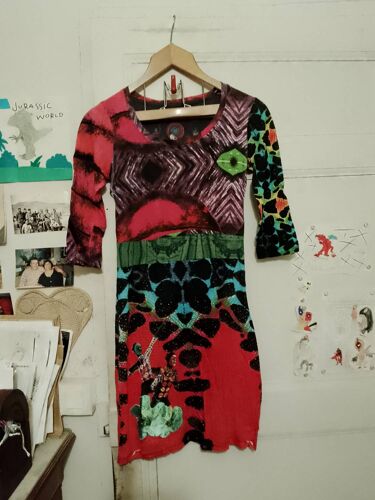 Robe Multicolore 38 M Desigual.