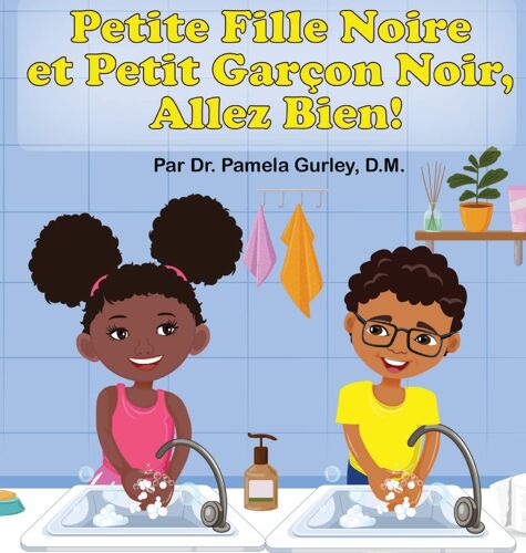 Petite Fille Noire Et Petit Garçon Noir,  Allez Bien!