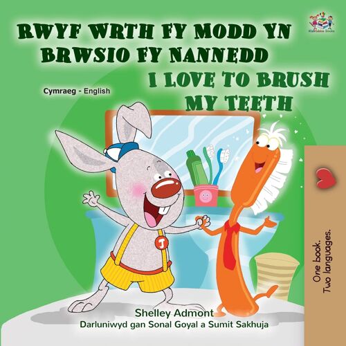 I Love To Brush My Teeth (Welsh English Bilingual Children's Book)