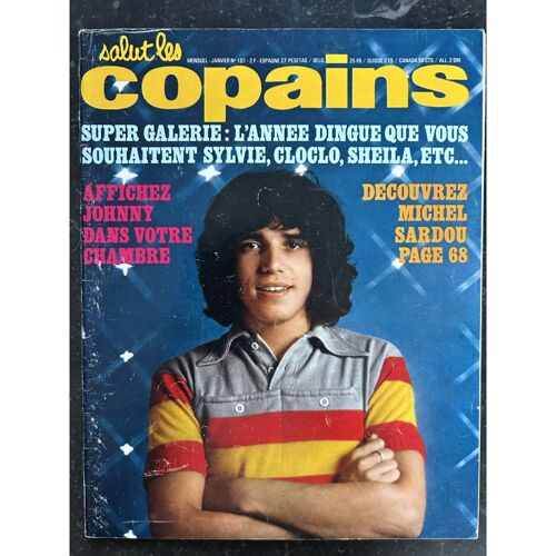 Salut Les Copains N°101 01 1971 Julien Clerc Belmondo Michel Sardou Françoise Hardy Eddy Delpech + Poster Hallyday - Incomplet