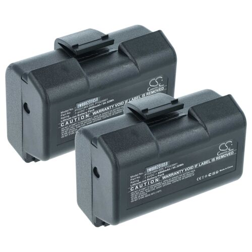 vhbw 2x Batterie compatible avec Zebra QLn220HC, QLn320HC, QLN220, QLN320 imprimante, scanner, imprimante d'étiquettes (6800mAh, 7,4V, Li-ion)