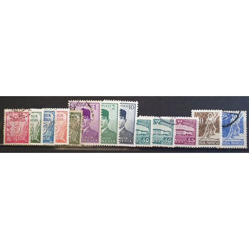 Indonésie Neuf Et Oblitéré N° 31 Et + Lot De 13 Timbres De 1951-53