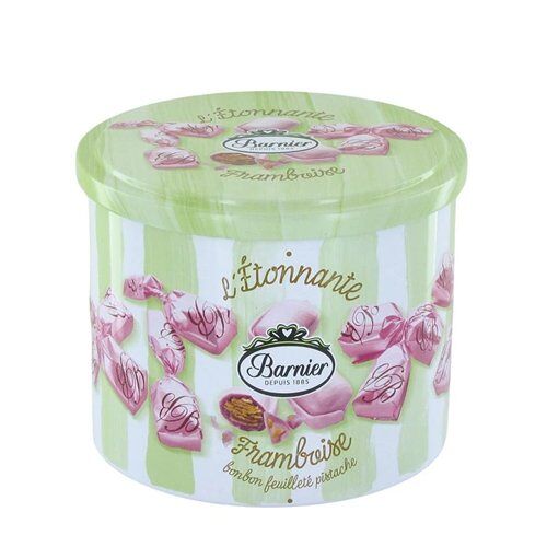 Boîte 200g Bonbons Framboise Pistache Barnier
