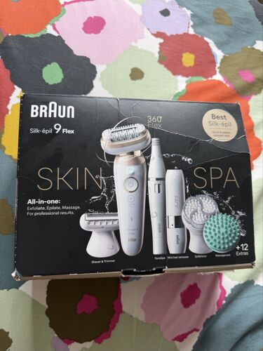 Kit Épilatoire Complet Braun Silk Épil 9 Flex Skin Spa 