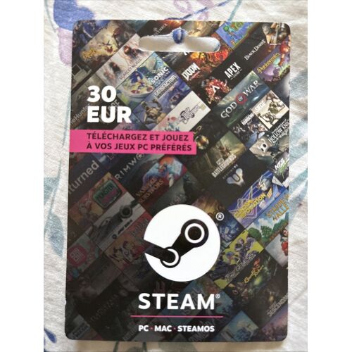 Carte Steam De 30 Euros