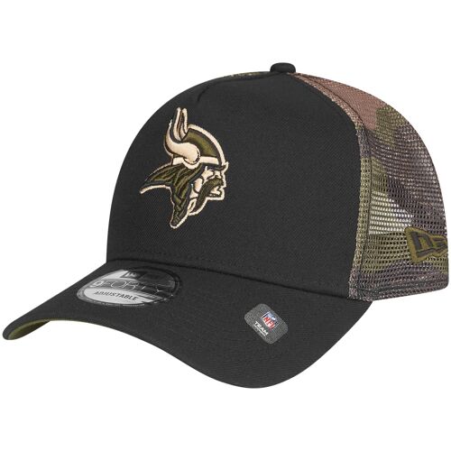 New Era Snapback Trucker Cap - Minnesota Vikings Wood Camo