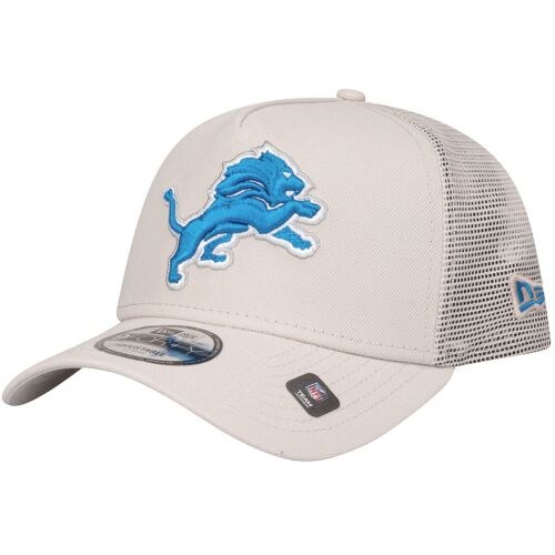 New Era A-Frame Mesh Trucker Cap - Detroit Lions Stone
