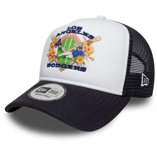 New Era A-Frame Mesh Trucker Cap Graphic Los Angeles Dodgers