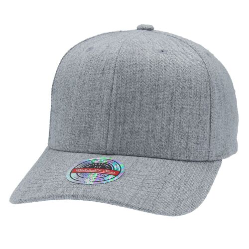 Mitchell & Ness Snapback Stretch Cap Classic Blank Gris