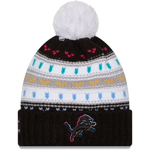 New Era Femme Bonnet D'hiver Crucial Catch Detroit Lions