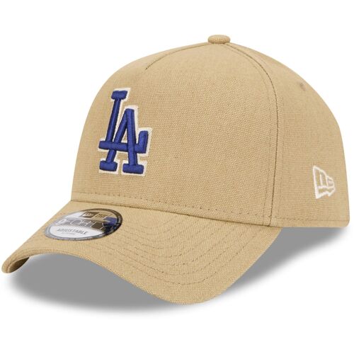 New Era A-Frame Trucker Lin Cap - Los Angeles Dodgers Beige