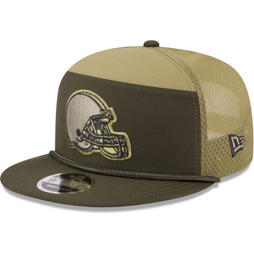 New Era 9fifty Split Panel Cap - Salute Cleveland Browns