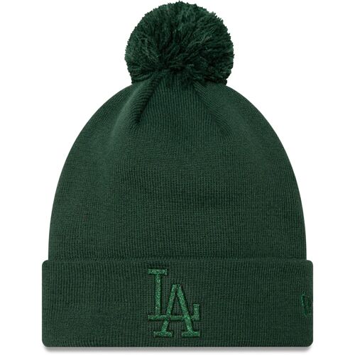 Bonnet New Era Los Angeles Dodgers Knit Medium Wmns Mlb Wmns Metallic Bobble Beanie Dark Green Universal