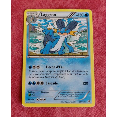 Carte Pokémon Laggron 35/160 Trait Antique - Xy Primo-Choc 2015