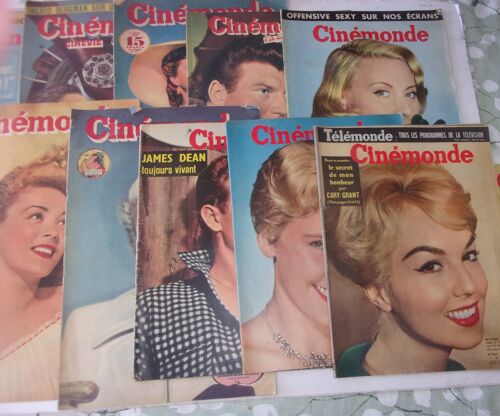 Lot De 10 Revues "Cinémonde"