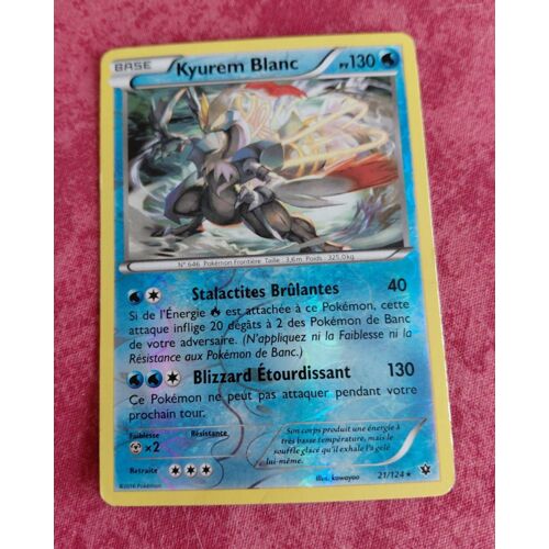 Carte Pokémon Kyurem Blanc 21/124 Reverse - Xy Impact Des Destins 2016