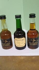 Mignonettes Vintage 2 Pineau Et 1 Banyuls