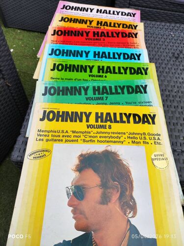Lot 7 Vinyl Johnny Hallyday