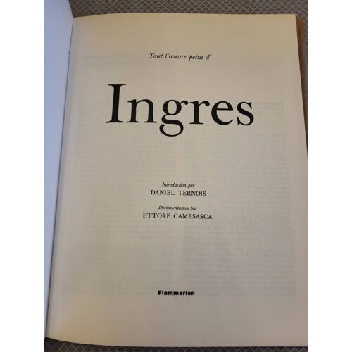 Ingres / Édition Flammarion
