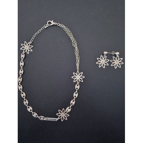 Collier+Boucles D'Oreilles "Pds"