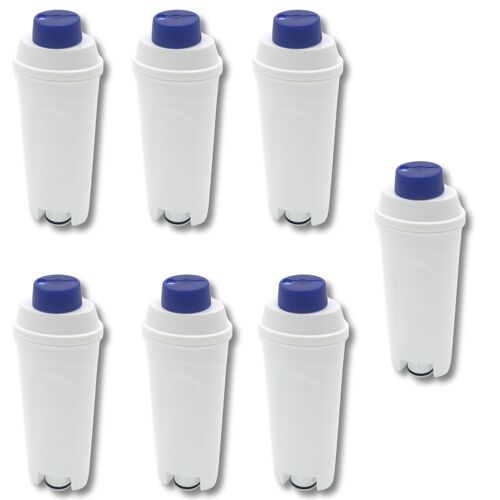 SOS Accessoire Lot de 7 Filtre à eau pour Delonghi DLSC002 Certifié TÜV pour DLSC002 SER3017 & 5513292811 ECAM ESAM ETAM Cafetière Machine à Café (5513292811 DELONGHI BEKO)