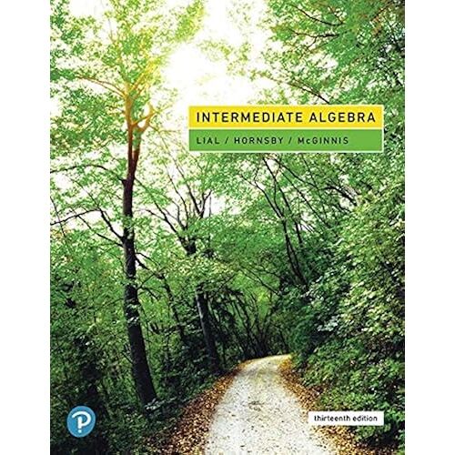 Intermediate Algebra (13th Edition)