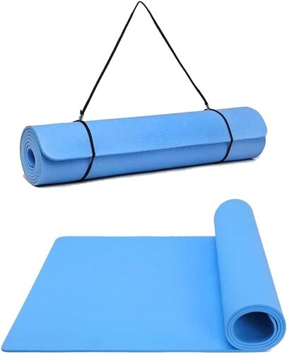 Kalanka-Tapis De Yoga Avec Poignée De Transport En Eva | 160 X 50 Cm | Épaisseur 0,8 Cm | Tapis De Gymnastique Tapis De Fitness