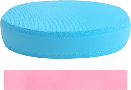 Kalanka-Tapis D¿Équilibre Balance Pad Tpe Balance Cushion Pour Yoga Idéal Pour La Formation D'équilibre/Yoga Pilates Oval