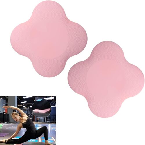 Kalanka-Genouillère De Yoga,2 Pièces Tapis De Yoga Genouillères Antidérapant,Coussin De Genou Yoga,Yoga Mat,Pour Tapis D'entraînement Pilates Yoga Bolster Genouillères Sport,20 X 20 Cm