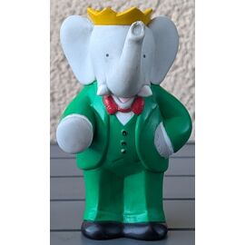 Figurine Babar Pouet Pouet Publicitaire Pampers 1990, De Brunhoff, Eléphant