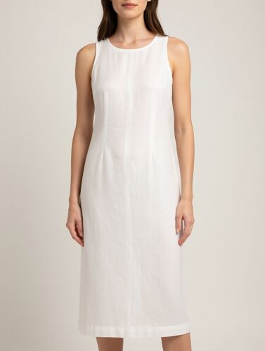 Robe Sans Manches Blanche Longueur 114 Cm Taille 1 Jacqueline Riu Neuve