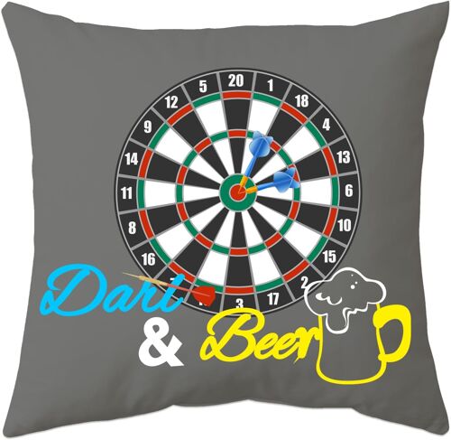 KALANKA-Accessoires de fléchettes cadeaux de bière pour hommes - Cadeau personnalisé - Housse de coussin surround pour fléchettes - Cadeau original pour homme pour anniversaire, fête des pères, Noël