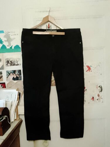 Pantalon Jean Noir 52 Dnd Jeans.