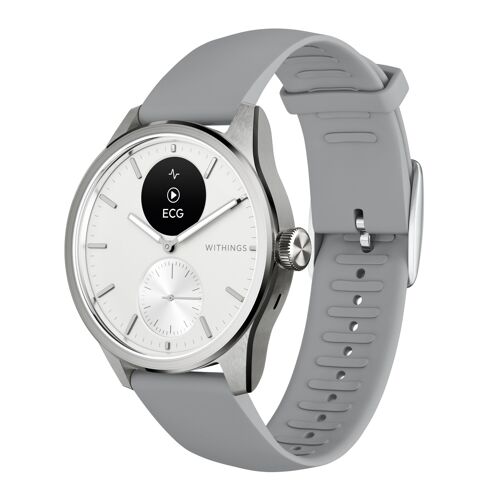 WITHINGS ScanWatch 2 - Montre connectée santé ECG SpO2 température 38mm Blanc