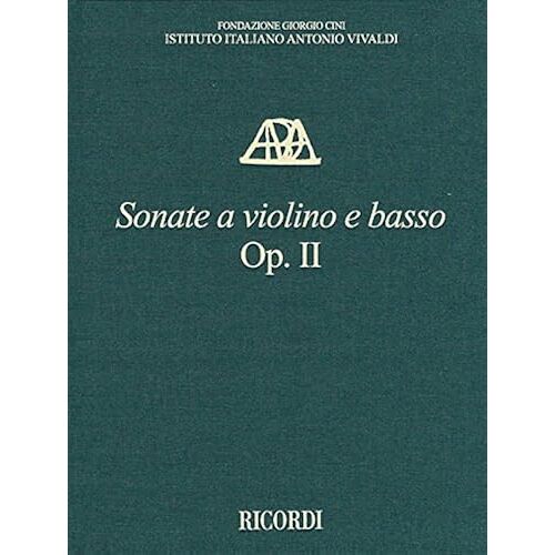 Sonate A Violino E Basso, Op. Ii / Conducteur