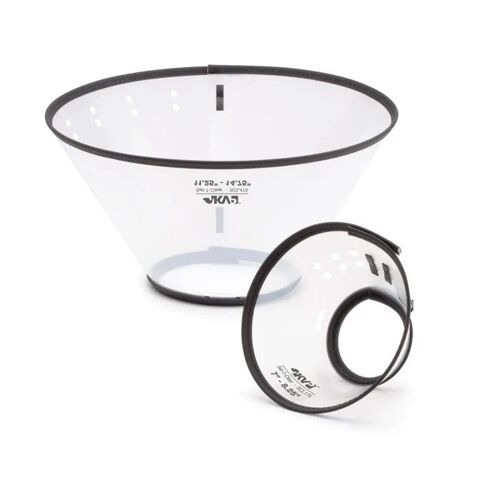 Collerette Transparente Pour Animaux - Kvp - Saf-T-Clear - 12" À 30"/16" De Profondeur - Plastique - Ajustement Douillet