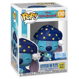 Figurine Funko Pop - Lilo Et Stitch [Disney] N°1747 - Stitch En Pyjama - Glow In The Dark (91921)