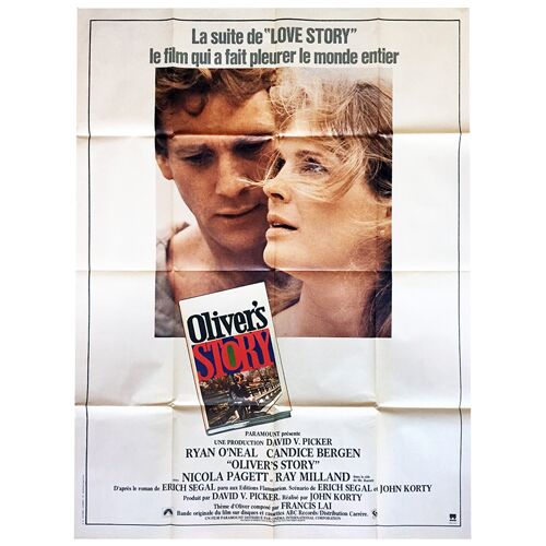 Oliver S Story - Véritable Affiche De Cinéma Pliée - Format 120x160 Cm - De John Korty Avec Ryan O'Neal, Candice Bergen, Nicola Pagett - 1978