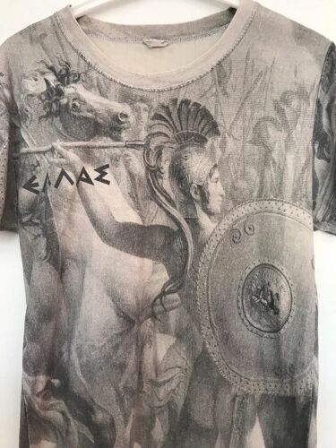 Superbe Tee Shirt Grec Gladiateur 👕 Très Bon État Taille S : Une Vraie Pépite !