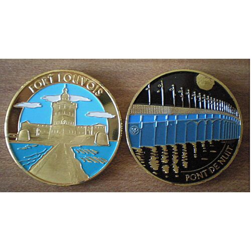 Medaille En Couleur Ile Oleron Fort Louvois