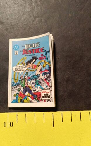 Bande Dessinée Comics Publicitaire - La Ligue De Justice America - 1995 - Kellogg'S . 8x5 .